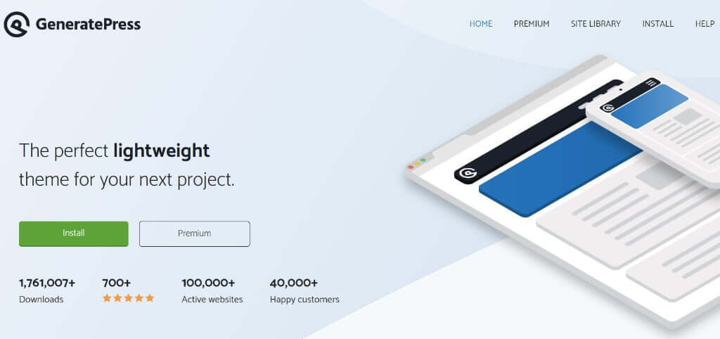 Generatepress wordpress theme