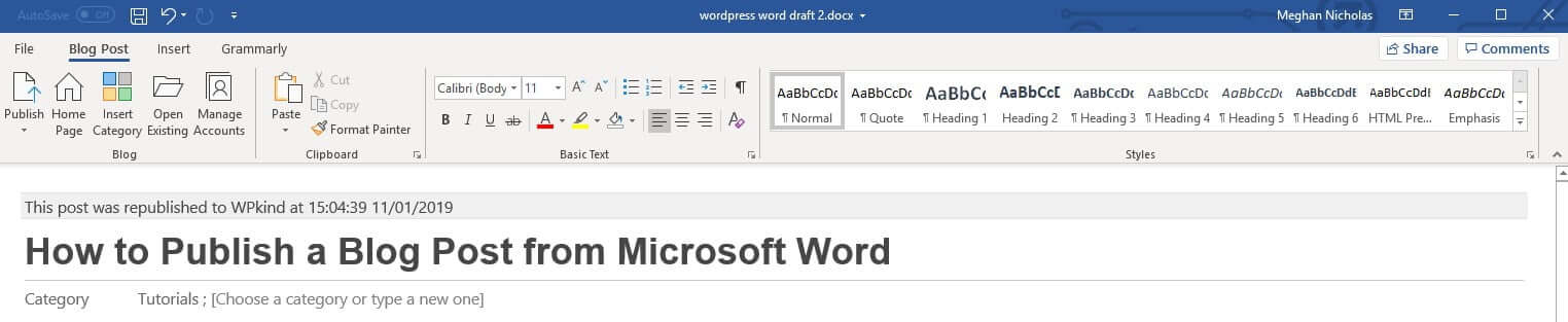 How to write articles with microsoft word