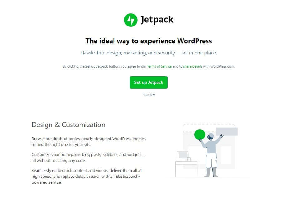 Setup jetpack plugin