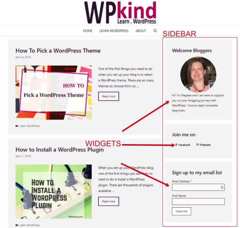 How to Edit Your WordPress Sidebar With Widgets WPkind