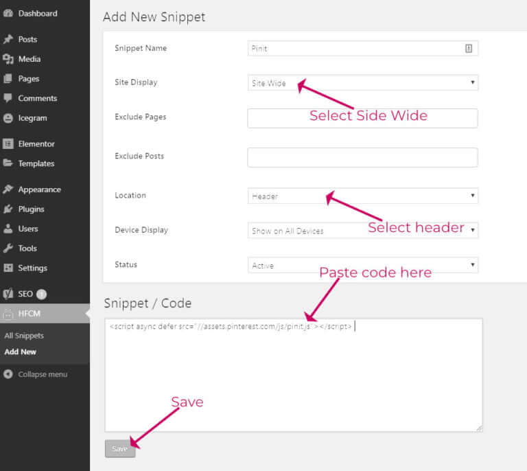 How To Add A Pinterest Widget on Your WordPress blog - WPkind