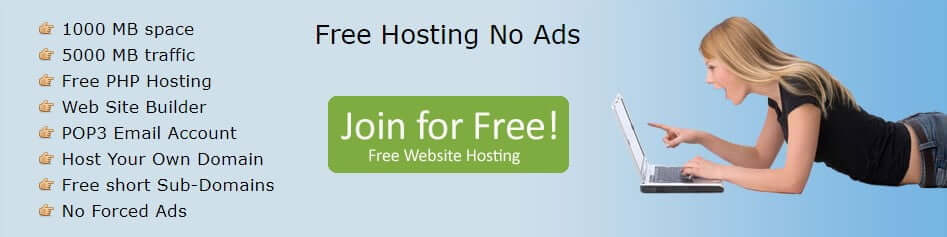 Freehostingnoads free blog hosting