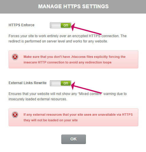 Siteground Enforce HTTPS