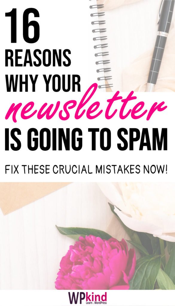 How To Stop Your Newsletters Going To Spam