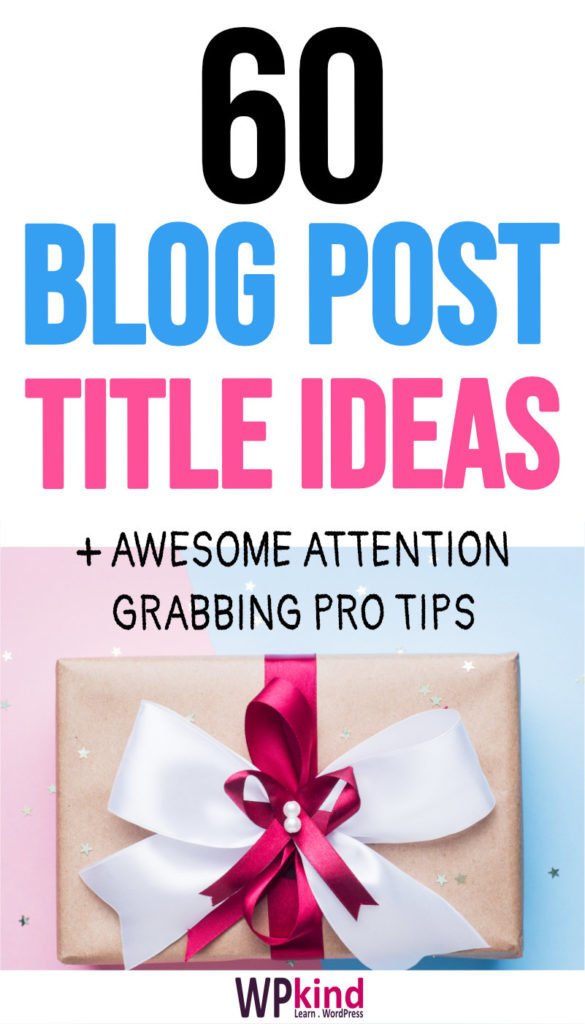 Powerful blog post titles