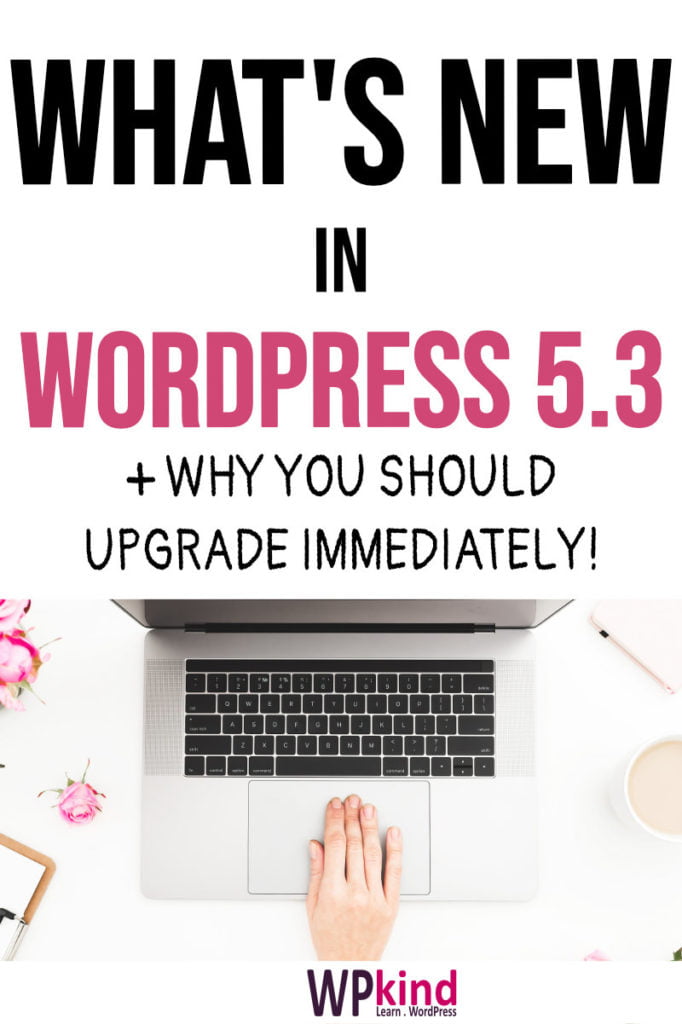 What's new in WordPress 5.3