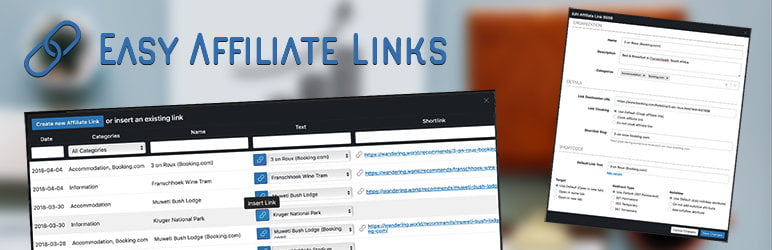 Easy Affiliate Links WordPress plugin