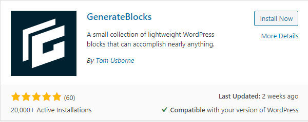 generateblocks by tom usborne