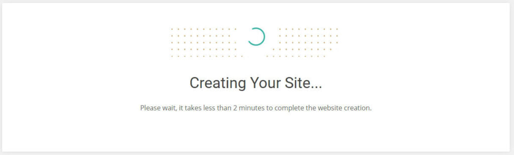 creating wordpress website