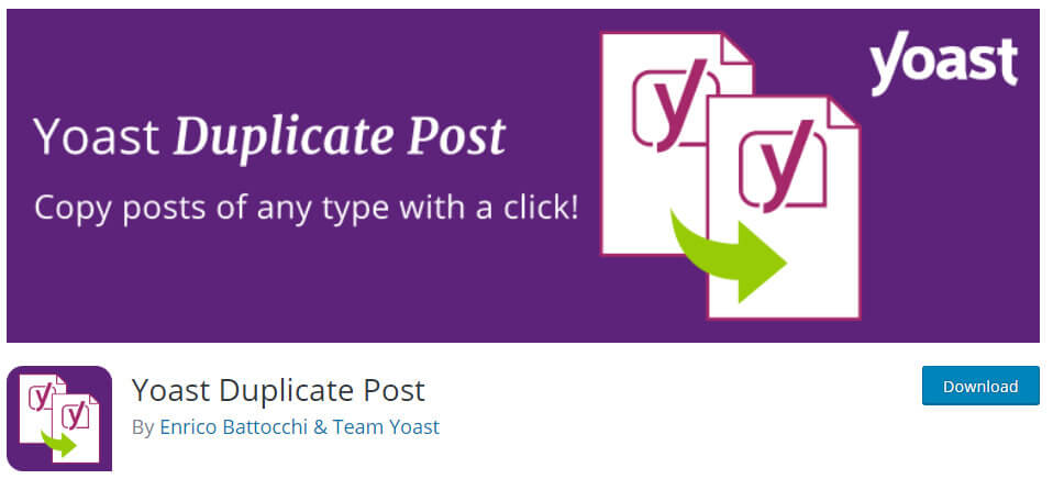 yoast duplicate post wordpress plugin